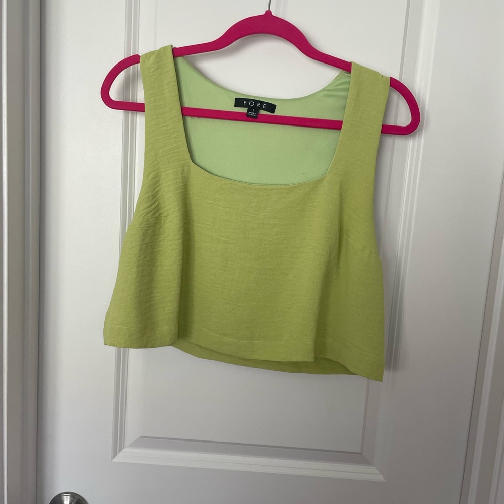 FORE - Neon‎ Cropped Matching Short Set - Picture 5 of 7